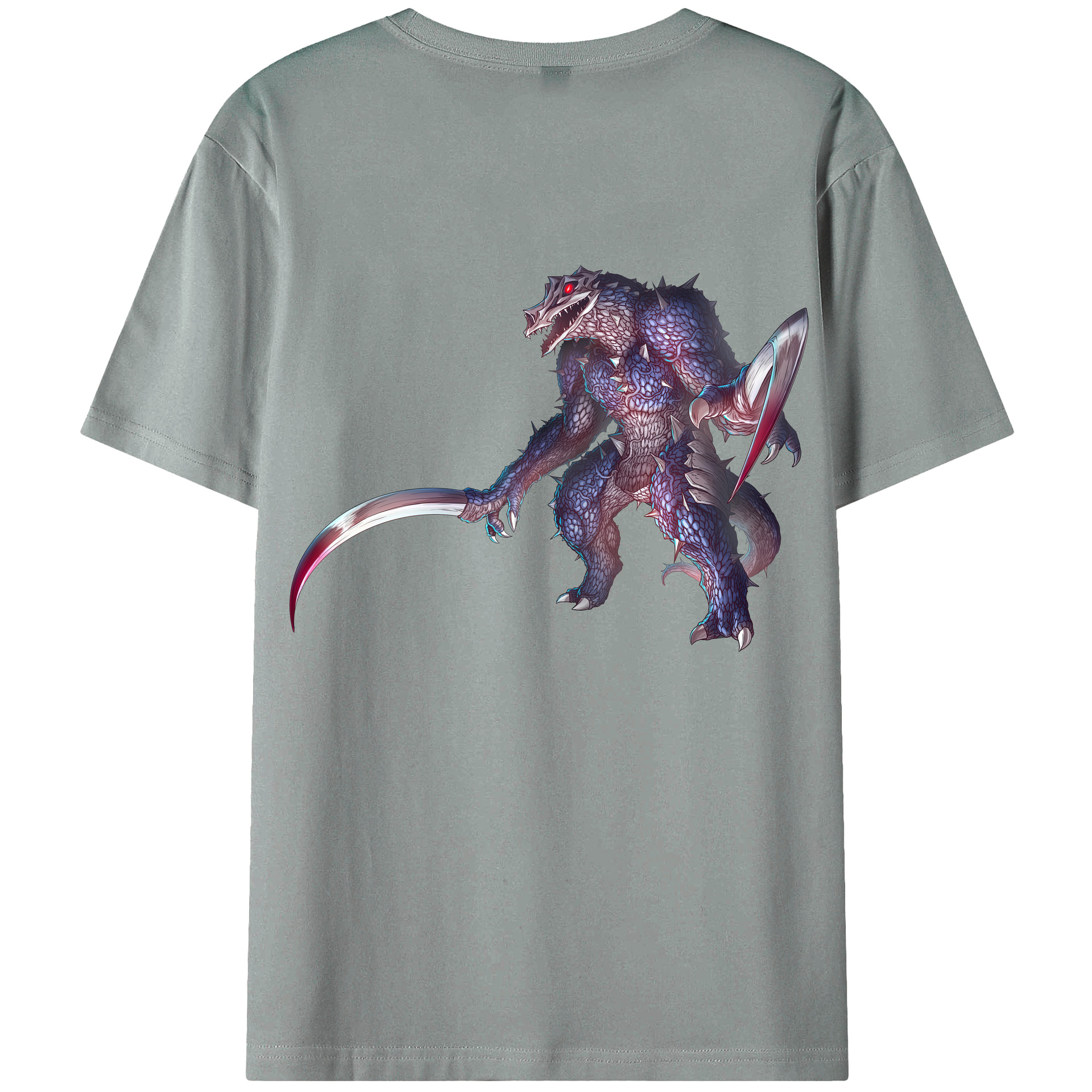 （画像用） ウルトラマン Ultraman 綿100％ メンズ半袖Tシャツ（バックプリント） 通気性